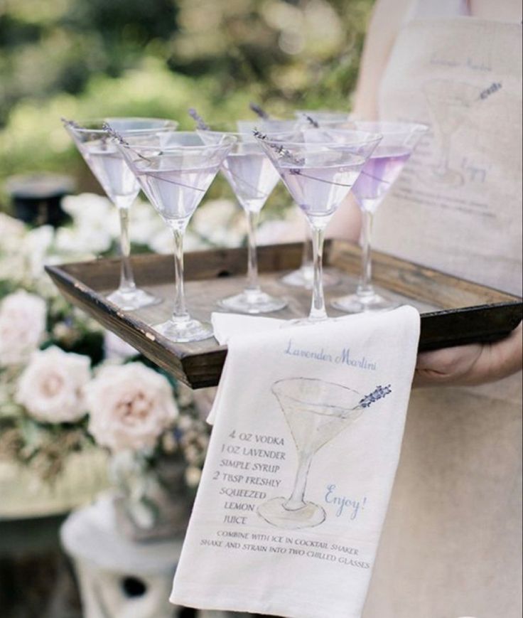 Cocktail Lavande Mariage